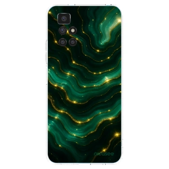 Picasee διαφανής θήκη σιλικόνης Xiaomi Redmi 10 - Emerald