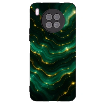 Picasee Μαύρη θήκη σιλικόνης για Huawei Nova 8i - Emerald