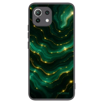 Picasee Μαύρη θήκη σιλικόνης για Xiaomi 11 Lite 5G NE - Emerald