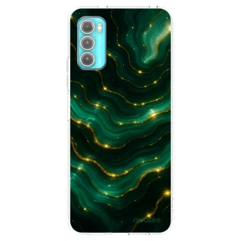 Picasee διαφανής θήκη σιλικόνης Motorola Moto G60 - Emerald