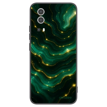 Picasee Μαύρη θήκη σιλικόνης για Vivo Y72 5G - Emerald