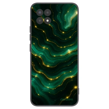 Picasee Μαύρη θήκη σιλικόνης για Realme 8i - Emerald