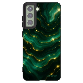 Picasee Μαύρη θήκη σιλικόνης για Samsung Galaxy S21 FE 5G - Emerald