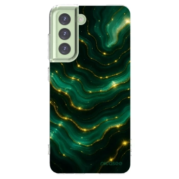 Picasee διαφανής θήκη σιλικόνης Samsung Galaxy S21 FE 5G - Emerald