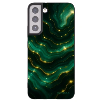 Picasee Μαύρη θήκη σιλικόνης για Samsung Galaxy S22+ 5G - Emerald