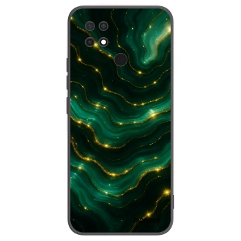 Picasee Μαύρη θήκη σιλικόνης για Xiaomi Redmi 10C - Emerald