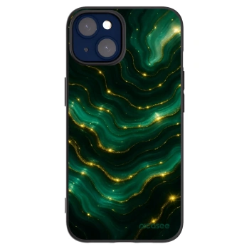 Picasee Μαύρη θήκη σιλικόνης για Apple iPhone 14 - Emerald