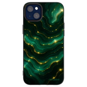 Picasee Μαύρη θήκη σιλικόνης για Apple iPhone 14 Plus - Emerald