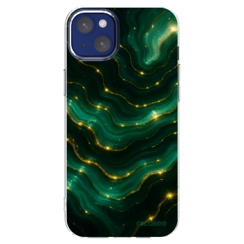 Picasee διαφανής θήκη σιλικόνης Apple iPhone 14 Plus - Emerald