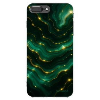 Picasee διαφανής θήκη σιλικόνης Apple iPhone 8 Plus - Emerald