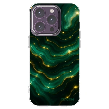 Picasee διαφανής θήκη σιλικόνης Apple iPhone 14 Pro - Emerald