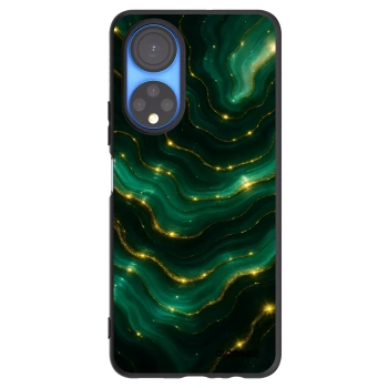 Picasee Μαύρη θήκη σιλικόνης για Honor X7 - Emerald