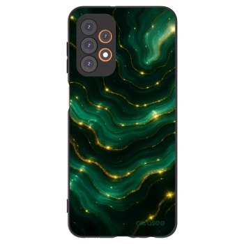 Picasee Μαύρη θήκη σιλικόνης για Samsung Galaxy A23 A235F 4G - Emerald