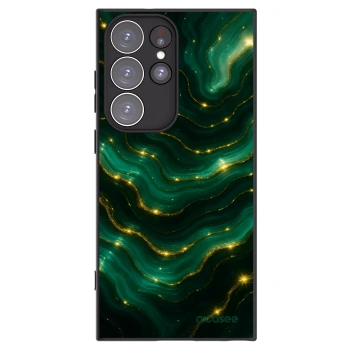 Picasee Μαύρη θήκη σιλικόνης για Samsung Galaxy S23 Ultra 5G - Emerald