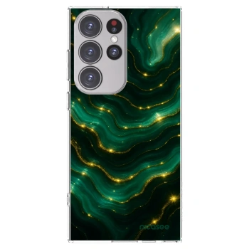 Picasee διαφανής θήκη σιλικόνης Samsung Galaxy S23 Ultra 5G - Emerald