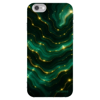 Picasee διαφανής θήκη σιλικόνης Apple iPhone 6/6S - Emerald