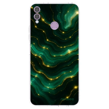 Picasee διαφανής θήκη σιλικόνης Honor 8X - Emerald