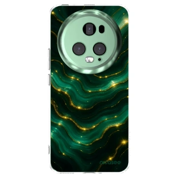 Picasee διαφανής θήκη σιλικόνης Honor Magic5 Pro - Emerald