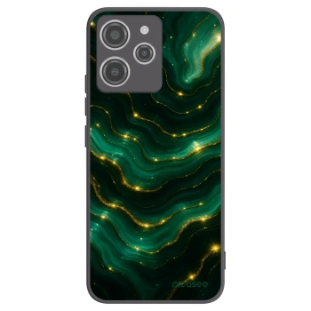 Picasee Μαύρη θήκη σιλικόνης για Xiaomi Redmi 12 4G - Emerald