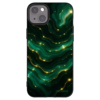 Picasee Μαύρη θήκη σιλικόνης για Apple iPhone 15 Plus - Emerald