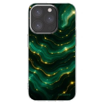 Picasee διαφανής θήκη σιλικόνης Apple iPhone 15 Pro - Emerald
