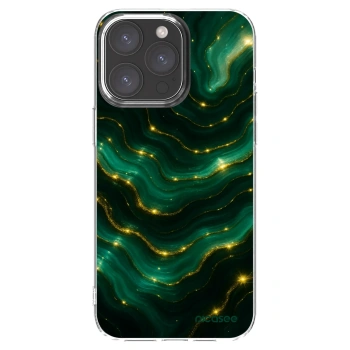 Picasee διαφανής θήκη σιλικόνης Apple iPhone 15 Pro Max - Emerald