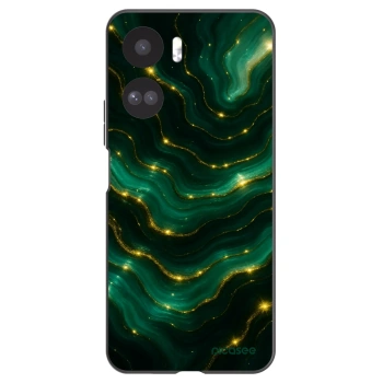 Picasee Μαύρη θήκη σιλικόνης για Honor 90 Lite 5G - Emerald
