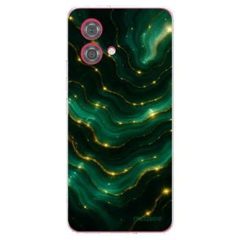 Picasee διαφανής θήκη σιλικόνης Motorola Moto G84 5G - Emerald