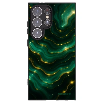 Picasee Μαύρη θήκη σιλικόνης για Samsung Galaxy S24 Ultra S928B 5G - Emerald