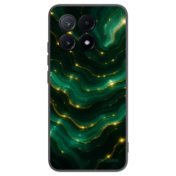 Picasee Μαύρη θήκη σιλικόνης για Xiaomi Poco X6 Pro - Emerald