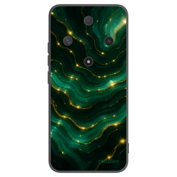 Picasee Μαύρη θήκη σιλικόνης για Honor Magic6 Lite 5G - Emerald
