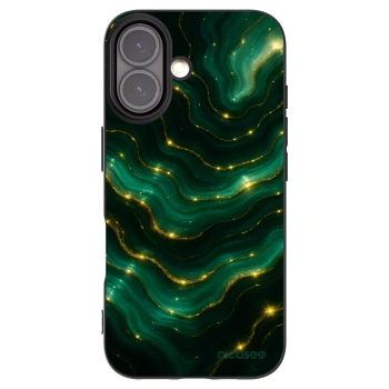 Picasee Μαύρη θήκη σιλικόνης για Apple iPhone 16 - Emerald