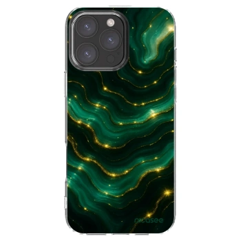 Picasee διαφανής θήκη σιλικόνης Apple iPhone 16 Pro Max - Emerald