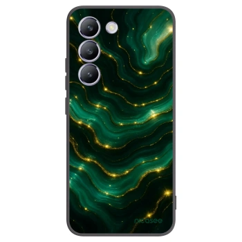 Picasee Μαύρη θήκη σιλικόνης για Vivo V40 SE 5G - Emerald