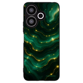 Picasee Μαύρη θήκη σιλικόνης για Xiaomi Redmi 13 4G - Emerald