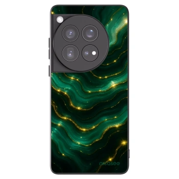 Picasee Μαύρη θήκη σιλικόνης για OnePlus 12 5G - Emerald