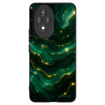 Picasee Μαύρη θήκη σιλικόνης για Honor 200 Pro 5G - Emerald