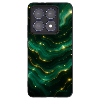 Picasee Μαύρη θήκη σιλικόνης για Xiaomi 14T Pro - Emerald