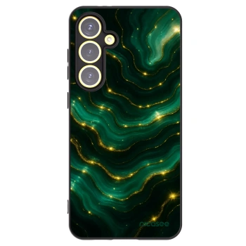 Picasee Μαύρη θήκη σιλικόνης για Samsung Galaxy S24 FE S721B - Emerald