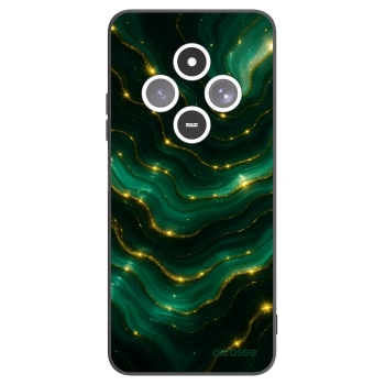 Picasee Μαύρη θήκη σιλικόνης για Xiaomi Redmi 14C - Emerald