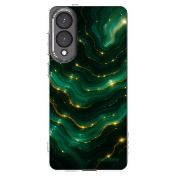 Picasee διαφανής θήκη σιλικόνης Samsung Galaxy S25 Edge 5G - Emerald