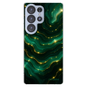 Picasee διαφανής θήκη σιλικόνης Samsung Galaxy S25 Ultra 5G - Emerald