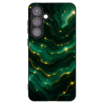 Picasee Μαύρη θήκη σιλικόνης για Samsung Galaxy S25+ 5G - Emerald