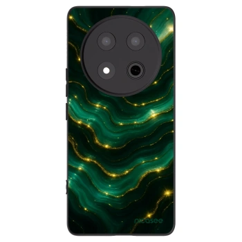 Picasee Μαύρη θήκη σιλικόνης για Honor Magic7 Lite 5G - Emerald