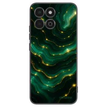 Picasee Μαύρη θήκη σιλικόνης για Honor 200 Smart 5G - Emerald