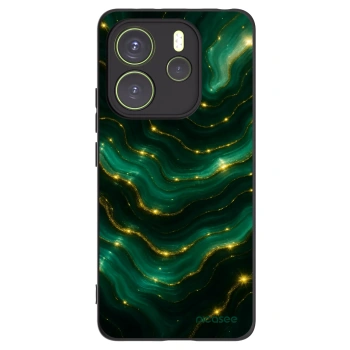 Picasee Μαύρη θήκη σιλικόνης για Xiaomi Redmi Note 14 4G - Emerald