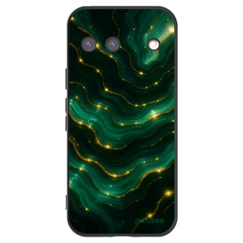 Picasee Μαύρη θήκη σιλικόνης για Google Pixel 9 - Emerald
