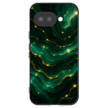Picasee Μαύρη θήκη σιλικόνης για Google Pixel 9a - Emerald