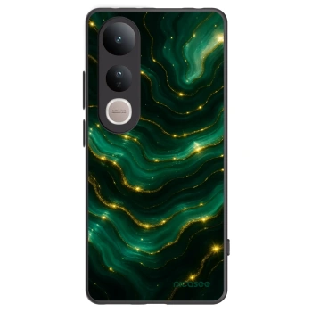 Picasee Μαύρη θήκη σιλικόνης για Vivo V50 Lite 5G - Emerald