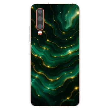 Picasee διαφανής θήκη σιλικόνης Huawei P30 - Emerald